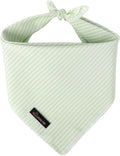 ARING PET Summer Dog Bandana-Cute Green Dog Bandanas, Comfortable Pet Scarf Dogs Triangle Bibs for Small to Large Boy Girl Dogs and Cats