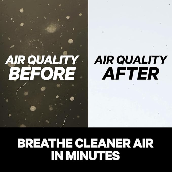 PuroAir Air Purifier 100i Smart HEPA Air Purifiers for Home Pets - Portable Small Air Purifier Filters up to 550 Ft² of Pollutants, Smoke, Pollen, Dust - Room Air Purifiers for Bedroom, Office (2PK)