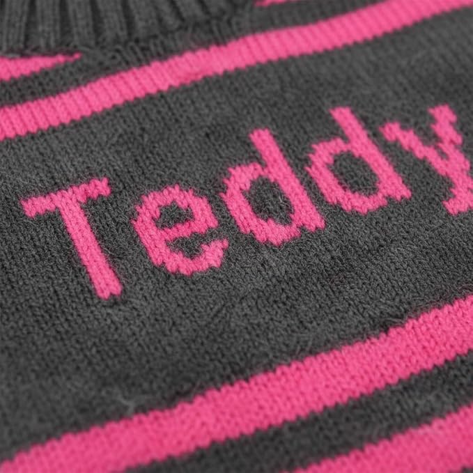 Custom Knit Sweater fr Dogs and Cats Personalized Knit Name Classic Striped Style Soft Knit Pet Clothing Winter Holiday Idea for Pet Lover