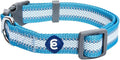 Blueberry Pet Essentials Matching Large Dog Collar | Adjustable Classic Solid Color Nylon Dog Collars for Large Dogs | Reflective Sky Blue Dog Collar for Large Dogs