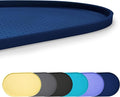100% Waterproof 0.5" Raised Edge BPA Free Silicone Dog Food Mat, Pet Cat Feeding Mats Contain Spills Protects Floors, Placemats for Cats and Dogs Water Bowl Dishwasher. (Small, Navy)