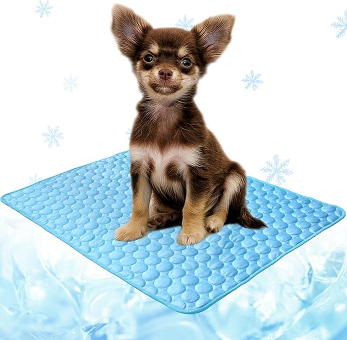 Dog Cooling Mat for Dogs, Pet Cooling Pad Bed for Dog Easy Washable for All Types of Pets and Perfect for Both Indoor and Outdoor Use, Including Car Seats 28" x 22"