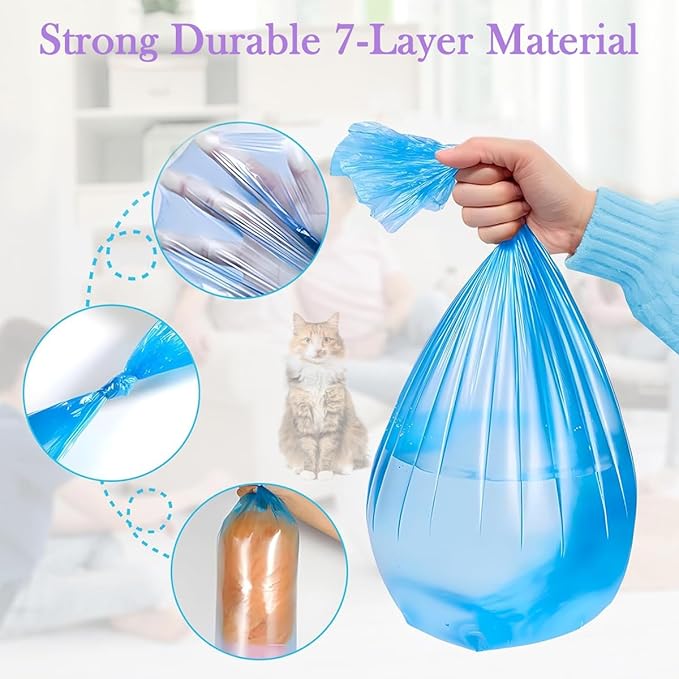 Cat Litter Refill Bags (9-Pack) Litter Refills Generic Compatible with Your Standard, Plus, XL and XL+ Pails Refill Cartridge