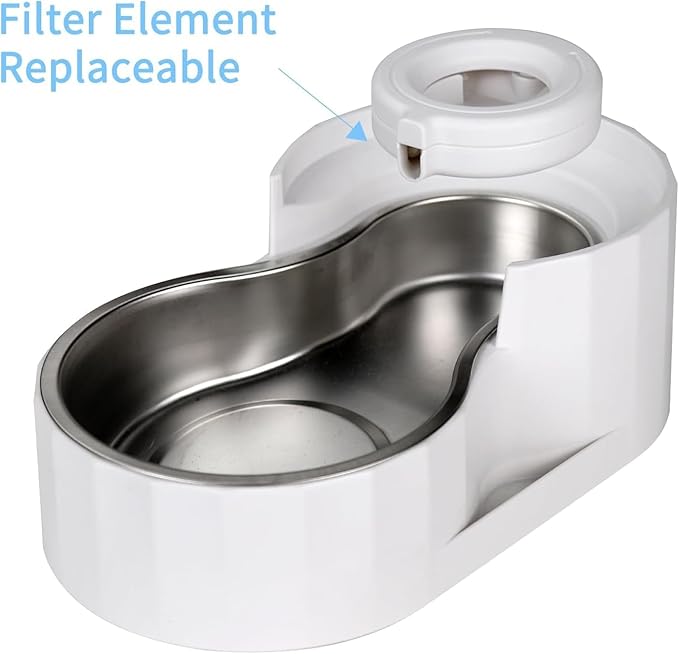 RIZZARI Water Dispenser Replacement Filters: Official Genuine Product 4 Pack Replacement Filters for Automatic Pet Waterer - Triple Filtration System
