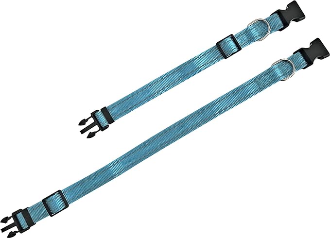 Adjustable Nylon Dog Collar, Reflective Collar 1 Inch 3/4 Inch 5/8 Inch Wide, for Large Medium Small Dogs
