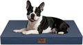 Outdoor Dog Bed for Small Dogs, Waterproof Dog Crate Bed for Medium Dogs Cats, Orthopedic Egg Crate Foam Pet Bed with Washable Removable Oxford Cover, Navy