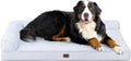 EHEYCIGA XXL Dog Bed Memory Foam, Orthopedic Giant Dog Bed Jumbo with Washable Removable Cover, Waterproof Pet Sofa Couch with Nonskid Bottom, 48x35x7.5, Washblue