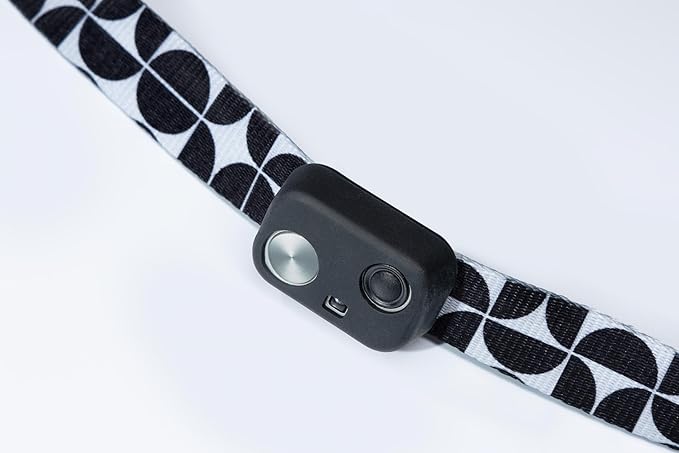 MS-5 Automatic Pet Door Collar, Genuine High Tech Pet Brand Dog Collar for Power Pet Doors - Deluxe Strap (Modern, Medium) - DC-MDN-MS5-M