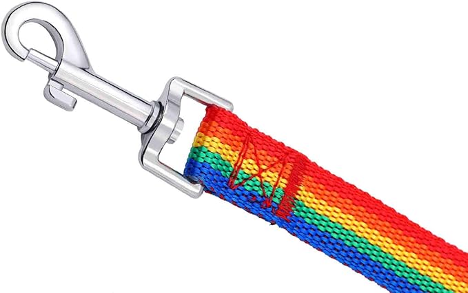 AmaGood Dog/Puppy Obedience Recall Training Agility Lead-15 ft 20 ft 30 ft 50 ft Long Leash-for Dog Training,Recall,Play,Safety,Camping (20feet, Rainbow)