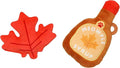 Pearhead Fall Maple Leaf Cat Toy Set – 2-Pack Crinkle and Catnip Teaser Toys for Thanksgiving, Autumn Interactive Play, Kitten Chase Exercise Gift