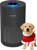 Air Purifiers for Bedroom Home, Cobectal Air Cleaner with H14 True HEPA 3-in-1 Filter for Room up to 1050 ft², Aroma Function, Sleep Mode, Portable Air Purifiers for Office, Dorm, RVs, Black