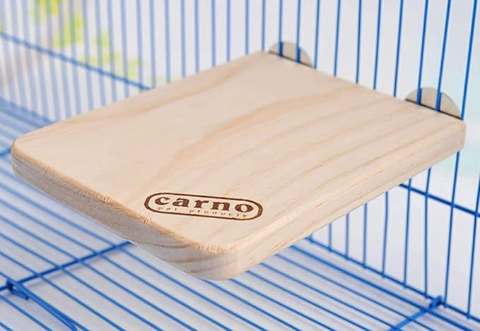 Litewoo Bird Wood Perch Platform Stand Shelf for Birds Budgie Parakeet Cockatiel Conure Cockatoo（Small）