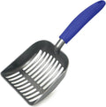 Cat Litter Scoop, Kitty Metal Scooper, Aluminum Alloy Sifter, Kitten Pooper Lifter, Deep Shovel, Long Handle, Poop Sifting, Durable, Heavy Duty, for Litter Box