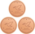 3Pack Bird Bath Copper Purification Disk | 0.6mm Reinforced 99.9% Pure Copper | Universal Fit for Outdoor Birdbaths(Birdbath Copper 3 Pack)