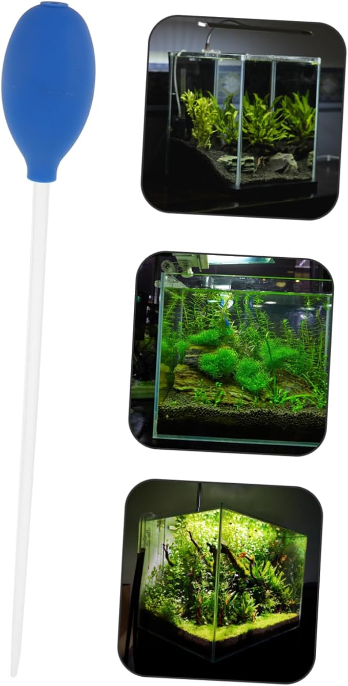 Portable Coral Feeder and Water Changer Tool for Fish Tank Easy Use Aquarium Cleaning and Maintenance Device Lightweight Siphon Pump for Healthy Aquarium Ecosystem