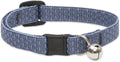 LupinePet Eco 1/2" Mountain Lake Cat Safety Collar with Bell , 8-12"
