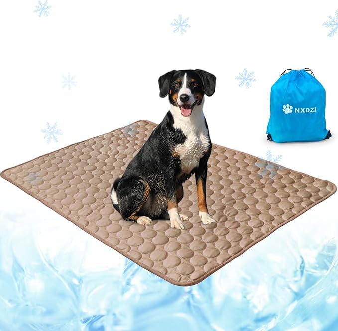 Dog Cooling Mat for Dogs, Pet Cooling Pad Bed for Dog Easy Washable for All Types of Pets and Perfect for Both Indoor and Outdoor Use, Including Car Seats 59" x 40"