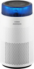 COWAY Air Purifiers for Home up to 810 ft², HEPA Filter and Carbon Filter for Smoke, Allergies, Pet Dander, Odor, AQI Monitor, Auto Mode, Timer, Filter Indicator, Night Light, 3yr Warranty, 100 White