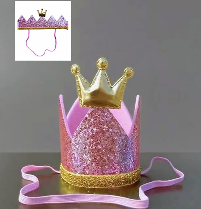 Happy Birthday Dog Party Supplies Kit - Dog Party Hat, Bandana, Bowtie & Happy Birthday Banner Decorations for Small Dogs, Puppy Birthday Outfit Accessories & Pet Birthday Party Decor (Pink 2)