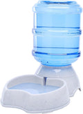 Pet Water Dispenser Automatic for Dogs Cats, BPA-Free, Gravity Refill, Self Feeding for Small Medium Pets Puppy Kitten Rabbit - 1 Gallon (Waterer)