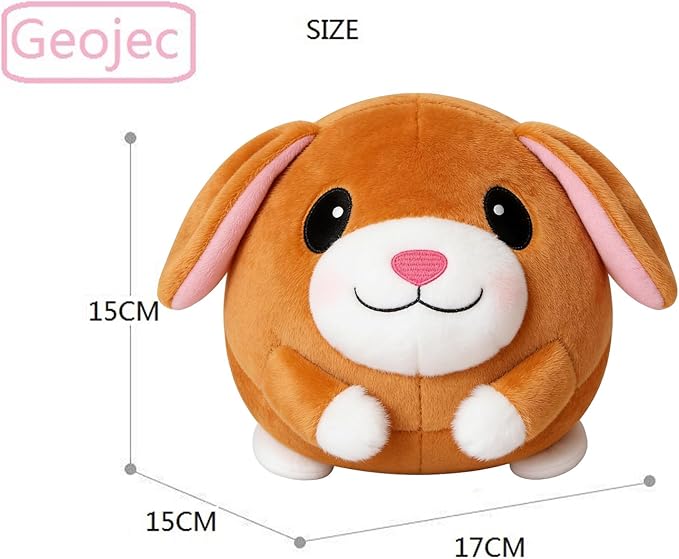 Interactive Dog Toys,Active Moving Pet Plush Toy with Recording and Music Modes, Jumping Squeaky Song shaking Interactive Dog Ball, Rechargeable Dog Toys to Keep Them Busy,Animal Plush Pet Toy (Dog)
