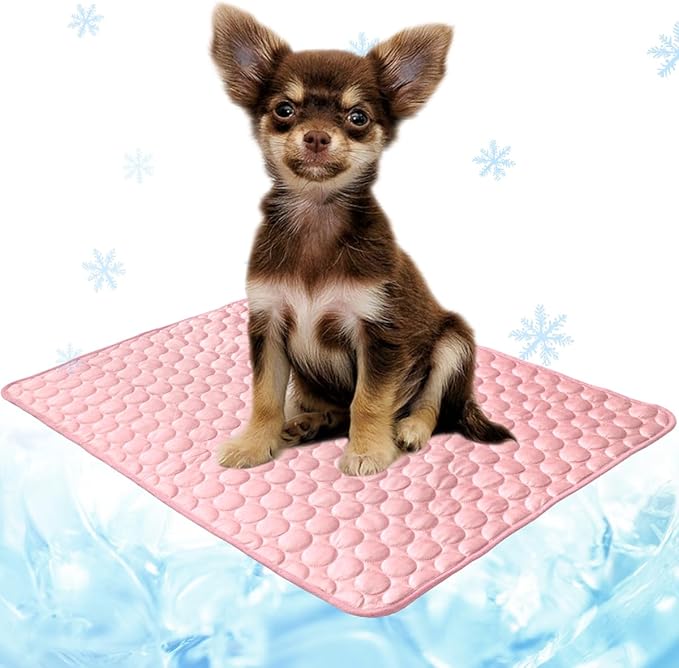 Dog Cooling Mat for Dogs, Pet Cooling Pad Bed for Dog Easy Washable for All Types of Pets and Perfect for Both Indoor and Outdoor Use, Including Car Seats 28" x 22"