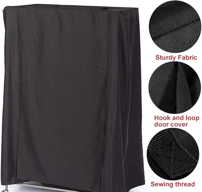 Bird Parrot Cage Cover Waterproof Extra Large Good Night Parrot Birdcage Covers for Parakeets Budgies Macaw Square Cages (M: 35x25x47in/ 89x64x120cm)