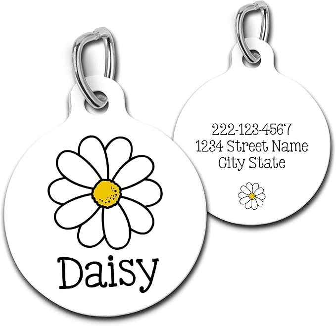 Daisy Pet ID Tag for Cats and Dogs