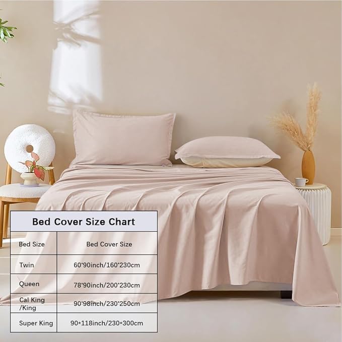 DUJUIKE Waterproof Bed Cover for Dog and Cats,Pet Hair Resistant Bed Sheet Cover, Protective Bed Liner Cover with 100% Waterproof Breathable Thin Fabric (Queen 78 * 90 inch, Camel)