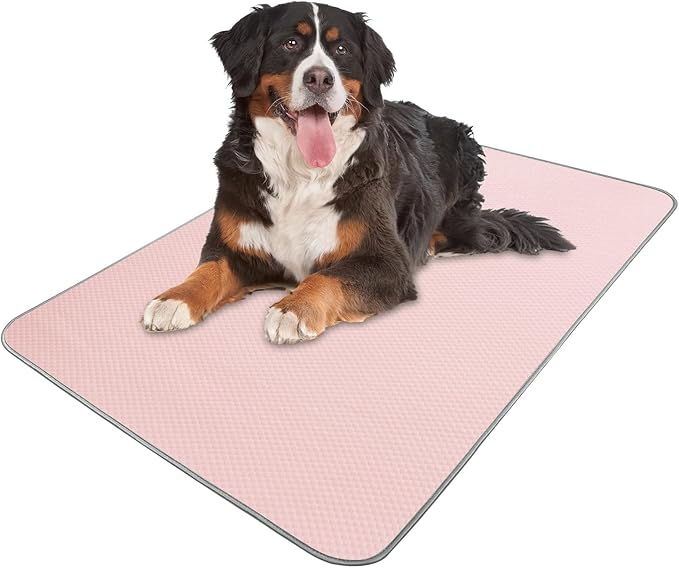 Summer Dog Cooling Mat Washable Ice Silk Self Cool Pad for Small Medium Large Dogs and Cats, Pet Sleeping Pad for Crate, Bed, Indoor & Outdoor Floor, Car Seats
