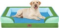 Comfort Expression Orthopedic Dog Bed for Extra Large Dogs 42x30 Inch, Waterproof Egg Crate Foam XL Pet Bed with Removable Bolsters, Dog Couch with Washable Cover & Non-Slip Bottom, Boston