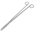A2Z-Aquascaping Maintenance Tools Accessories,Anti-Rust Stainless Steel Tweezers Scissors Spatula for Aquarium Tank Clean, Fish Tank, Bonsai, Algae Scrapers (12" Scissors - Straight - Silver)