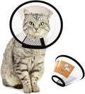 Plastic Pet Recovery Collars & Cones for Dogs and Cats After Surgery Adjustable Dog Neck Cone Surgical Elizabeth E-Collar Prevent Biting and Stop Licking Wound (XXXS)