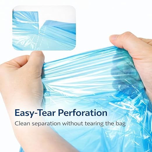 Neakasa XXL Refill Bags for PooGuard Cat Litter Bin, 7-Layer EVOH Odor Control with Good Sealing Function, 48pcs for Up to 12-Month Supply