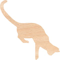 Unfinished Wood Cat Climbing Door, Laser Cut Cat Door Toy, DIY Wooden Cat Climber, Cat Activity Center, Unique Cat Wall Decor, Natural Wooden Pet Play Structure (5mm Plywood, 6")