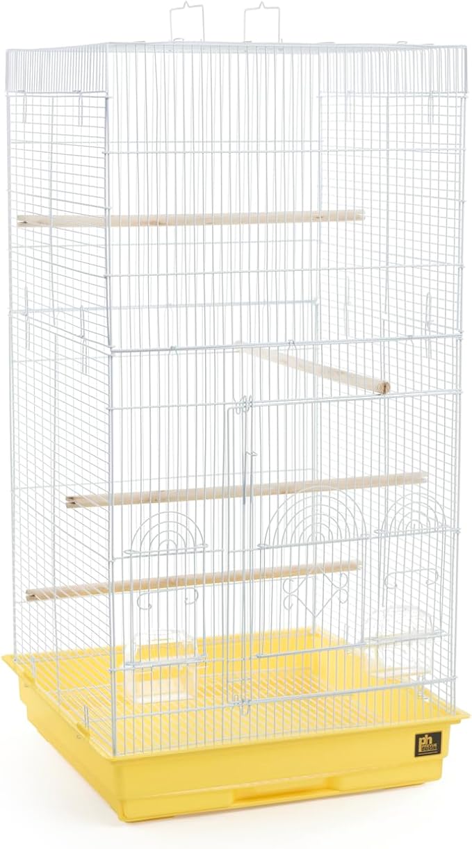 Prevue Pet Products SPECONO1818H-Y Tall Tiel Cage, Yellow