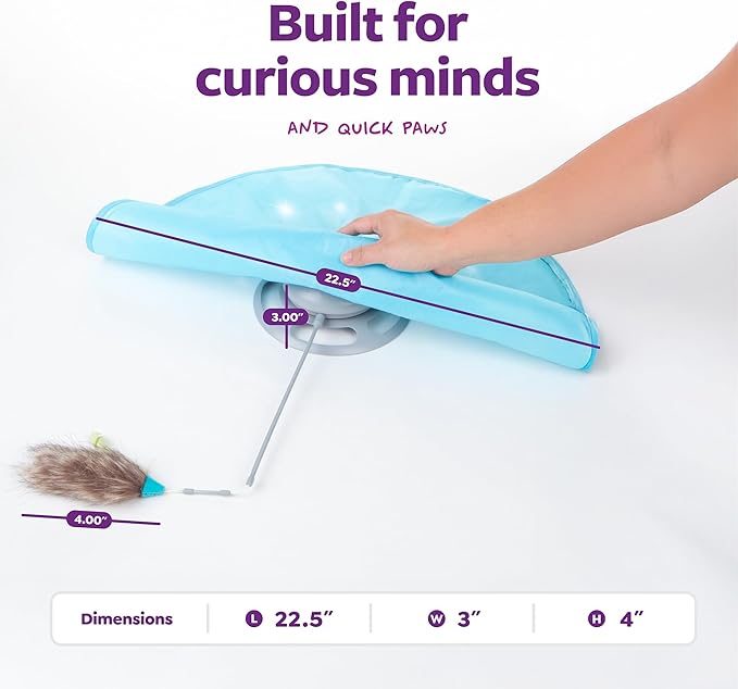 SmartyKat Electronic Motion/Moving Toys for Cats & Kittens, Battery Powered, Mimics Motion of Real Prey, Fun & Interactive Play - Multiple Styles