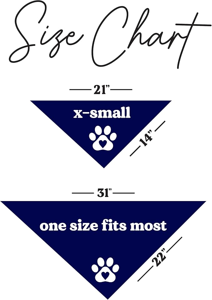 Do Not Pet Dog Bandana (Navy, OS 157)