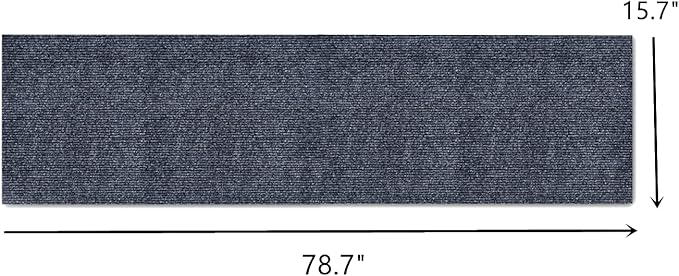 SHENGOCASE 78.7"x15.8" Trimmable Self-Adhesive Carpet Mat Pad Replacement for Cat Tree Shelf Shelves, Cat Wall Furniture Steps, Cat Carpet Scratching Post Scratcher Couch Protector