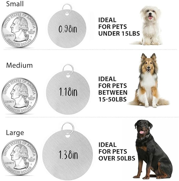 MYXGY Dog Tags Personalized, Engraved Dog Tags with Colored Printing for Pets, Dog Name tag with deep Engraving, Custom pet ID Tags, Customizable cat Collar Holder tag (Bird), XDT001