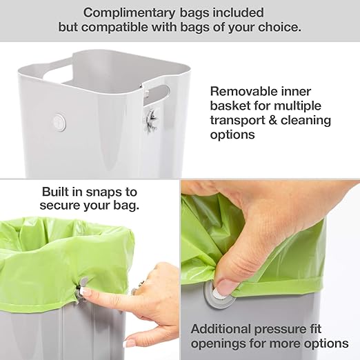 PetFusion Replacement Waste Bags Cat Litter Disposal & Outdoor Waste Disposal. Easily Holds 10+lbs. Durable Leakproof Dog Poop Bags