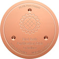 Mellbree Bird Bath Copper Disk, 0.6mm Reinforced 99.99% Pure Copper Cleaning Disk for Physical Safe Clean Water, Universal Fit for Outdoor Birdbath, Bowl, Bird Bath Heater Solar (Sunflower)
