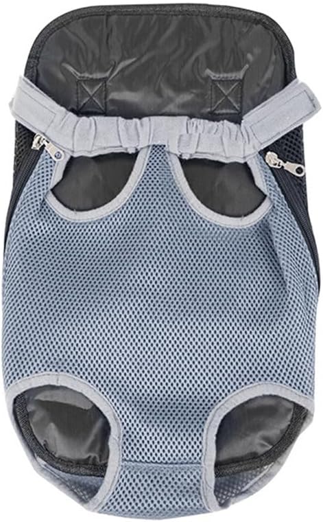 Leconpet Pet Carrier Backpack, Legs Out Adjustable Pet Front Cat Dog Carrier Backpack, Easy-Fit Dog Travel Backpack Carrier for Hiking Camping for Small Medium Puppies Cats (L, Light Grey)