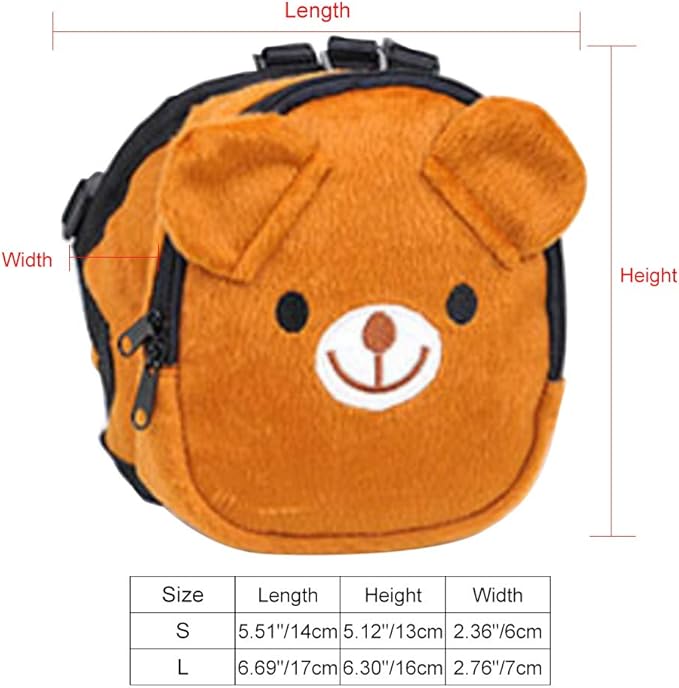 Pet Backpack, Cute Dog Backpack with Adjustable Straps for Small Dogs Cats. Dog Saddle Bags for Outdoor Travel Hiking