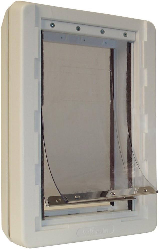 IDEAL PET PRODUCTS Since 1979 Perfect Pet The All-Weather Energy Efficient Dog Door, Medium, 7.25" x 13" Flap Size