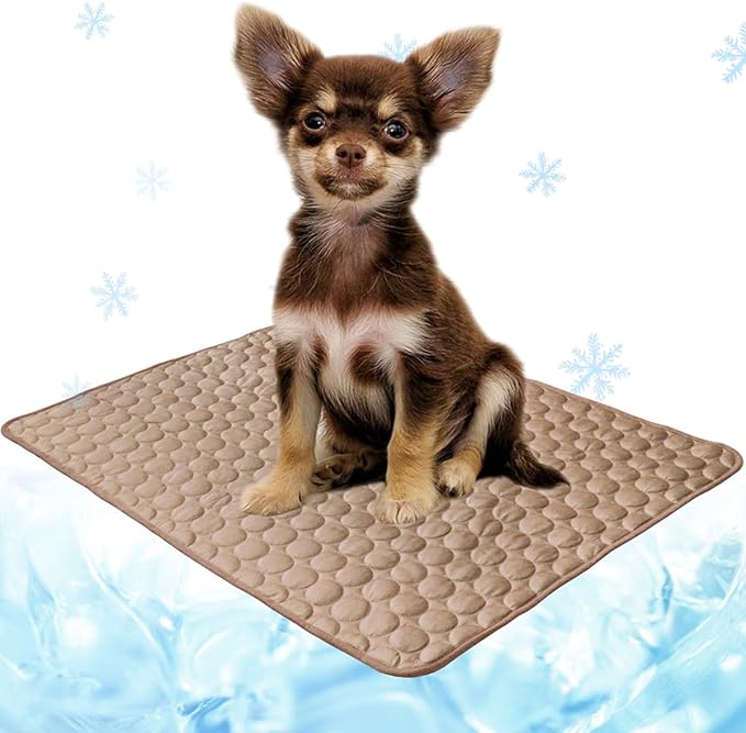 Dog Cooling Mat for Dogs, Pet Cooling Pad Bed for Dog Easy Washable for All Types of Pets and Perfect for Both Indoor and Outdoor Use, Including Car Seats 28" x 22"