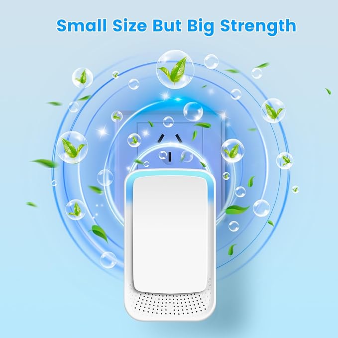4Pack Plug In Air Purifier for Home Mini Ionic Air Purifier for Small Room Quiet Working Air Ionizers for Home,Office, Bedroom,Living Room,Portable Air Freshener for Odor,Pets Smell(4)