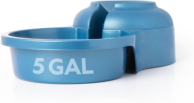 Petmate Big Blue Outdoor Water Bowl, 5 Gallons, (Water Jug Not Included), Made in USA