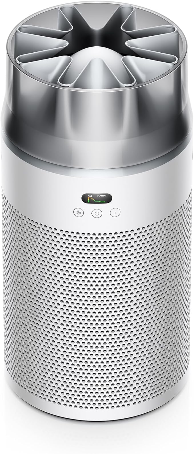 Dyson Hushjet Compact Purifier, Engineered for Powerful, Whisper-quiet, Whole-room Air Purification, Homes with Pets, Allergies, Fully-sealed filtration, 5-year no change filter (White/Silver)