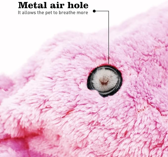 Sugar Glider Bonding Pouch Carrier Bag, Small Animals Sleeping Pouch Bag with Breathable Vent and Drawstring, Portable Travel Bag for Sugar Glider Rat Squirrel Guinea Pig Birds Parrot (Pink)